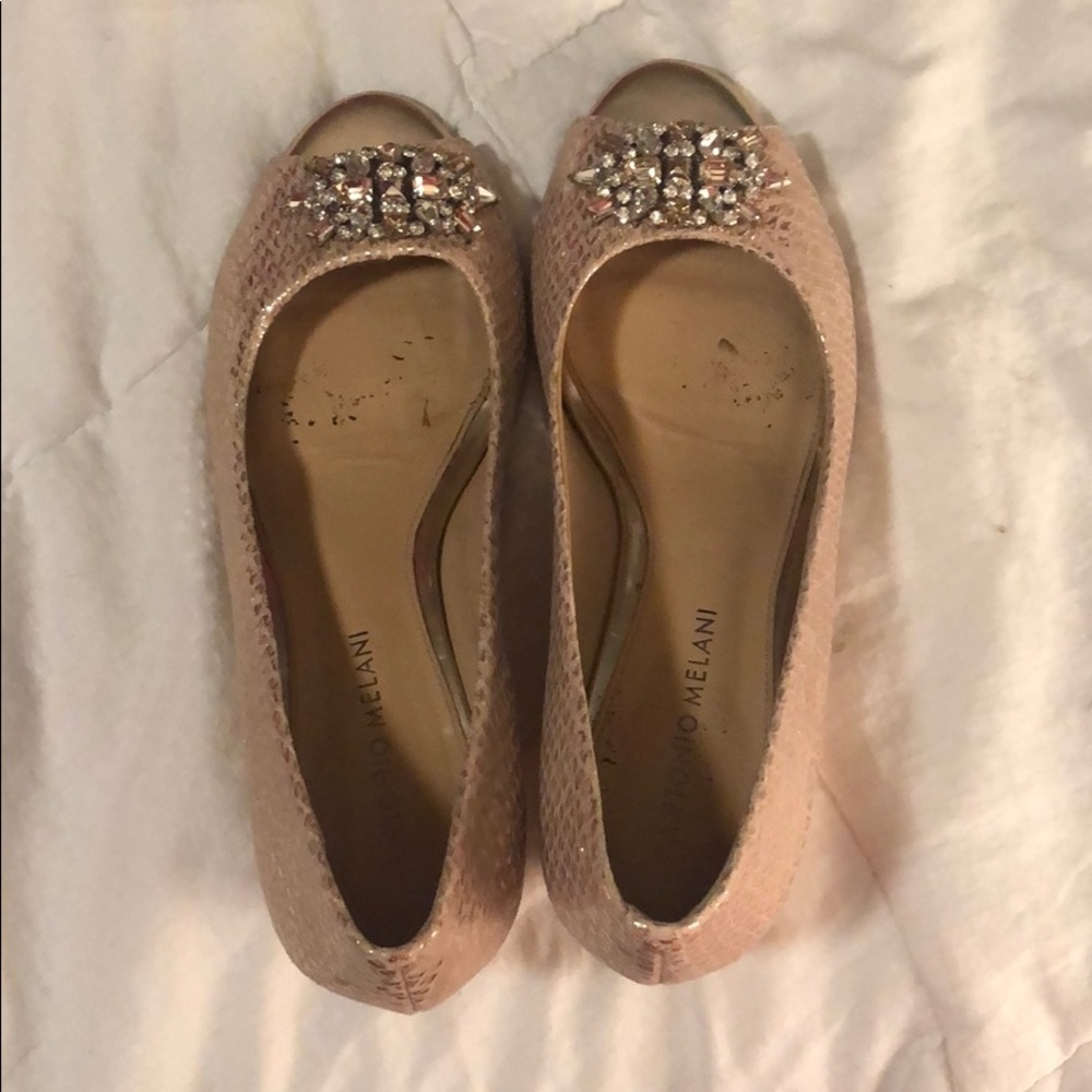 Rose Gold Gem Wedges 8 Antonio Melani